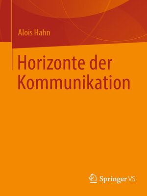cover image of Horizonte der Kommunikation